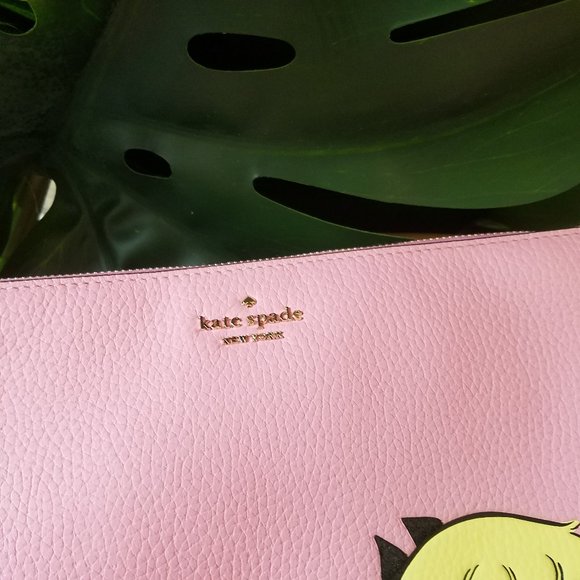 Archie Large zip Comics Pink Pouch Kate Spade - Picture 7 of 11